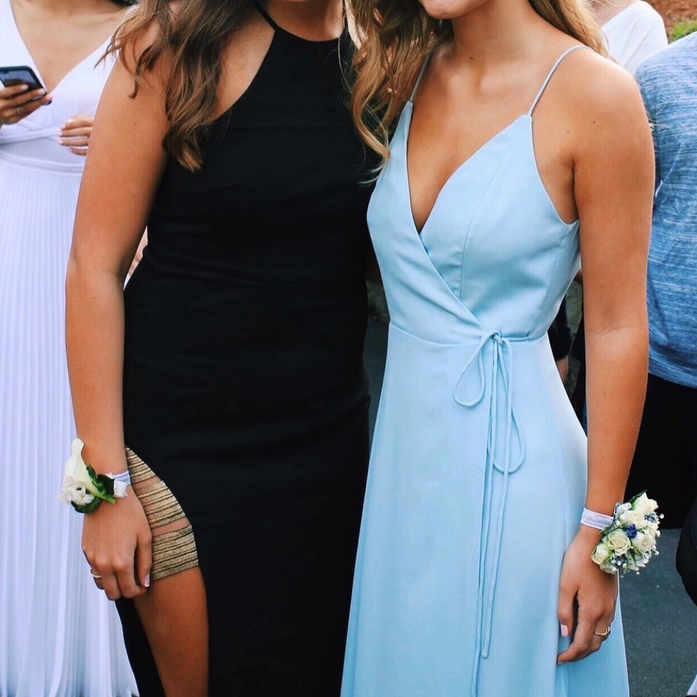 Revolve Lumier Between The Lines Halter Maxi Dress - image 4